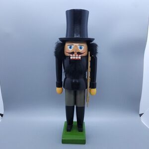 Vintage Erzgebirge Expertic Nutcracker Chimney Sweep 11" German Democratic Repub
